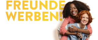 Aktion: Freunde werben und Gutschrift sichern