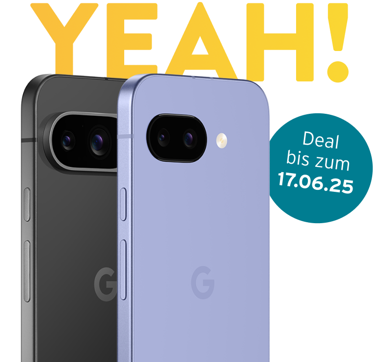 Google Pixel Deal mit dem Pixel 9 und Pixel 9a bis 17.06.2025