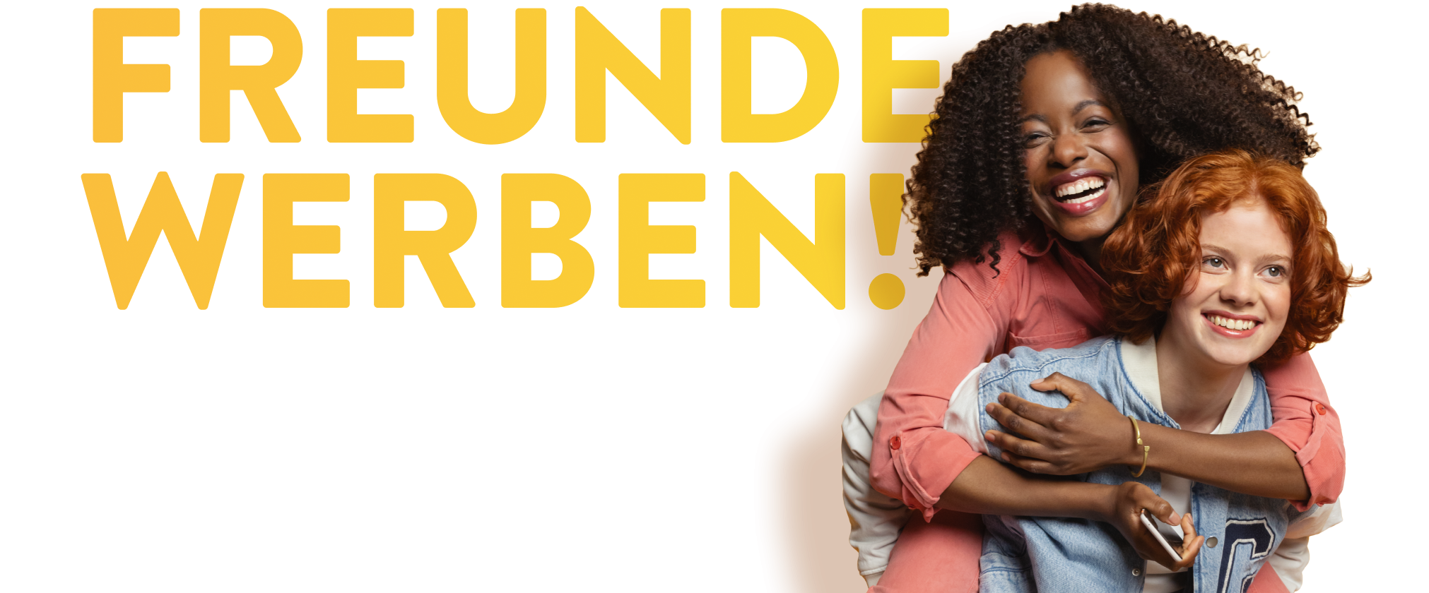 Aktion: Freunde werben und Gutschrift sichern